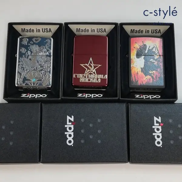 ZIPPO ジッポー オイルライター マーメイド 人魚 BLACK LAGOON ブラックラグーン 騎士 喫煙具 計3点