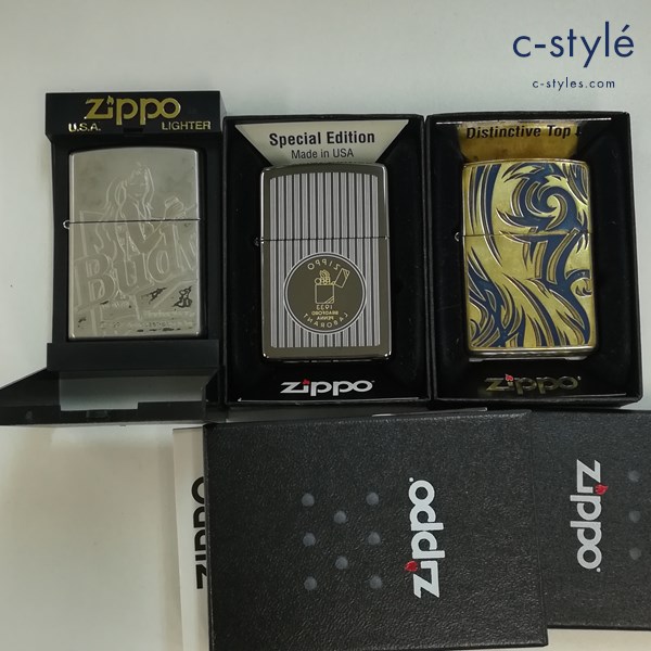 ZIPPO ジッポー オイルライター Budweiser GGB 他 喫煙具 計3点