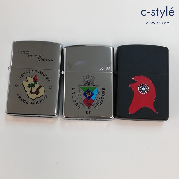 ZIPPO ジッポー オイルライター 喫煙具 LEGIO PATRIA NOSTRA ENCORE ET TOUJOURS 他 計3点