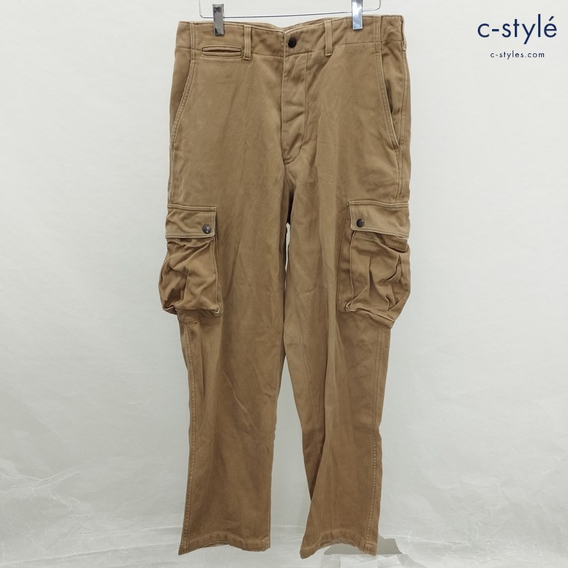 RRL ダブルアールエル カーゴパンツ 31/32 カーキ系 ボトム ボタンフライ