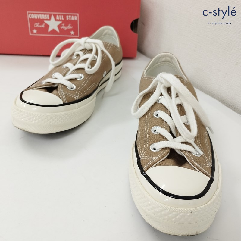 CONVERSE コンバース スニーカー 23㎝ ベージュ系 CT70 TEAK LOW CUT 161504C 靴