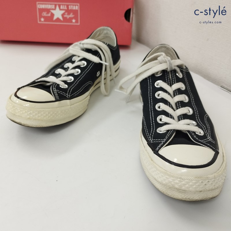CONVERSE コンバース スニーカー 23.5㎝ ブラック CT70 BLACK LOW CUT 162058C