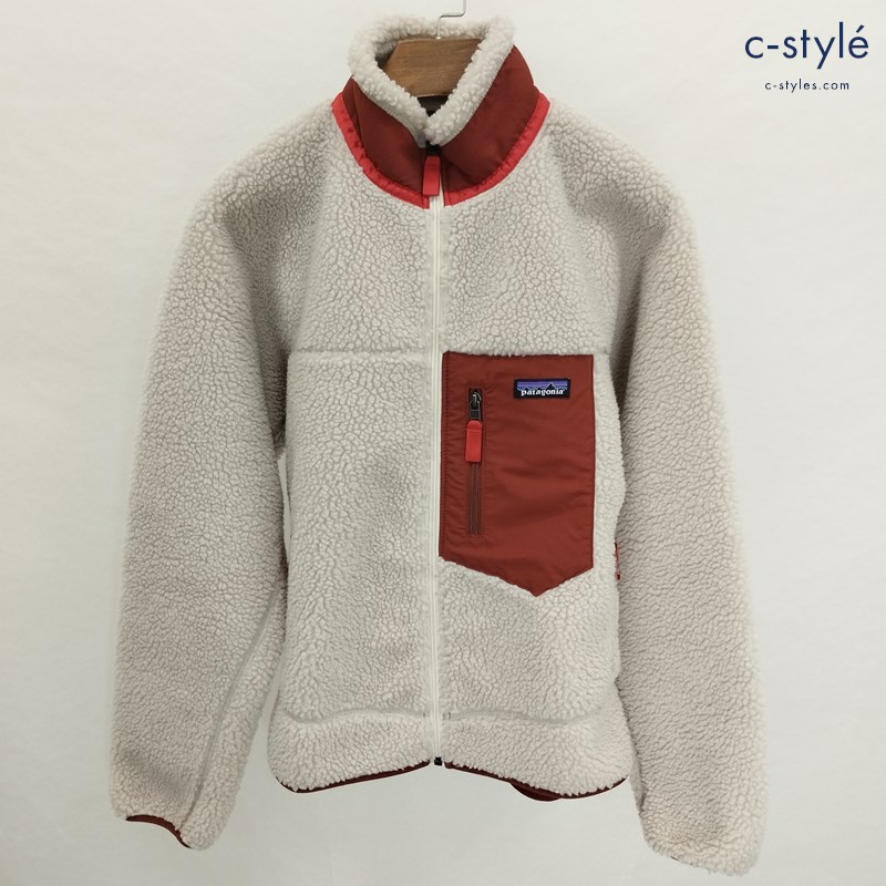 patagonia パタゴニア ジャケット XS クリーム系×オレンジ Classic Retro-X クラシックレトロX 23056