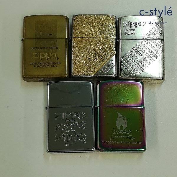 ZIPPO ジッポー オイルライター 喫煙具 1994年製 1997年製 2002年製 2003年製 計5点