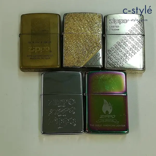 ZIPPO ジッポー オイルライター 喫煙具 1994年製 1997年製 2002年製 2003年製 計5点