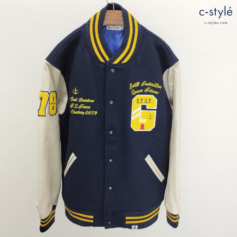 STRICT-G ストリクトジー スタジアムジャンパー E.F.S.Fモデル XL ネイビー×ホワイト ガンダム