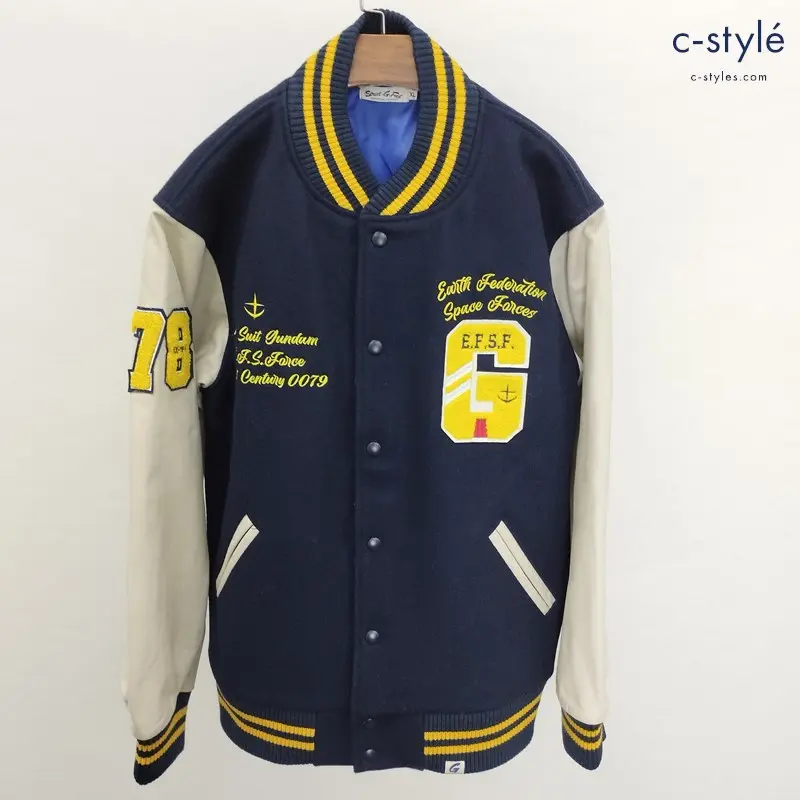STRICT-G ストリクトジー スタジアムジャンパー E.F.S.Fモデル XL ネイビー×ホワイト ガンダム