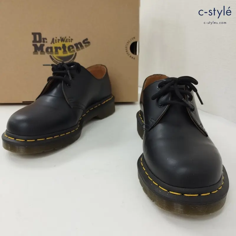 Dr.Martens ドクターマーチン 3ホールシューズ UK7 ブラック WY004 10085001 スムースレザー