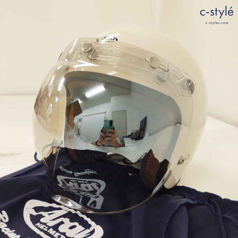 Arai アライ ジェットヘルメット CLASSIC MOD 57.58cm オフホワイト バイク用品