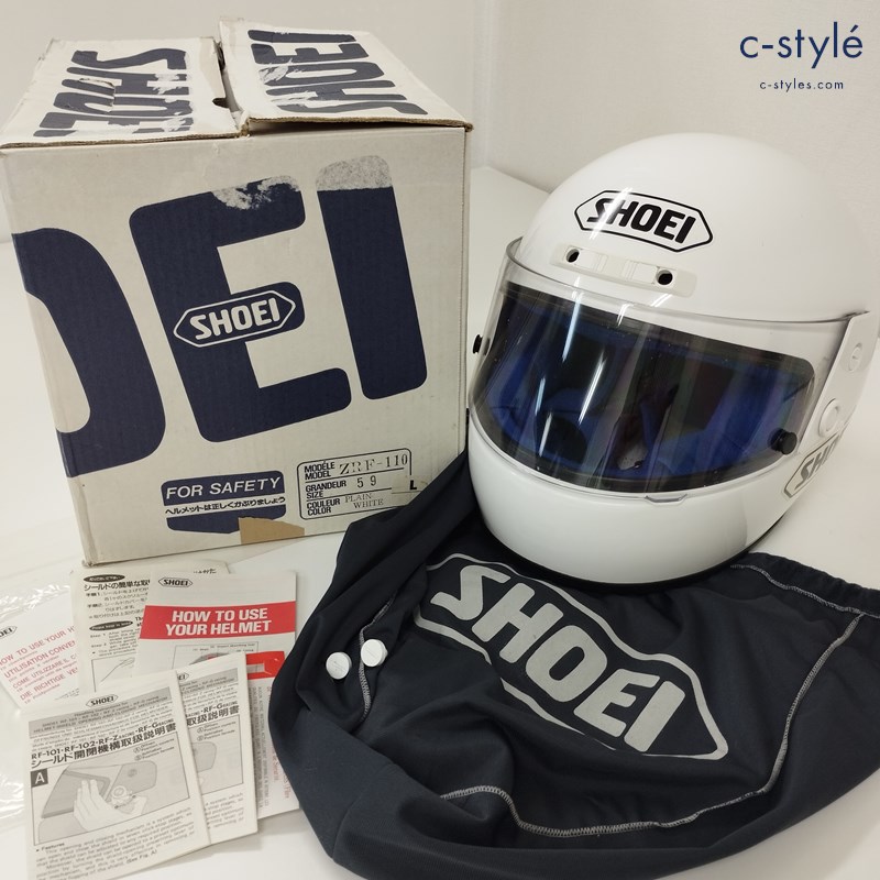 SHOEI ショウエイ 四輪 ヘルメット SA90 ZRF-110 59cm ホワイト