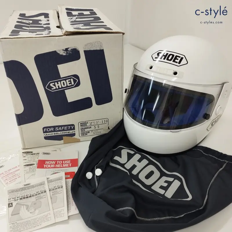 SHOEI ショウエイ 四輪 ヘルメット SA90 ZRF-110 59cm ホワイト