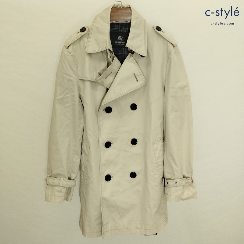 BURBERRY バーバリー トレンチコート L アイボリー系 BLACK LABEL D1A61-100-42 ジャケット