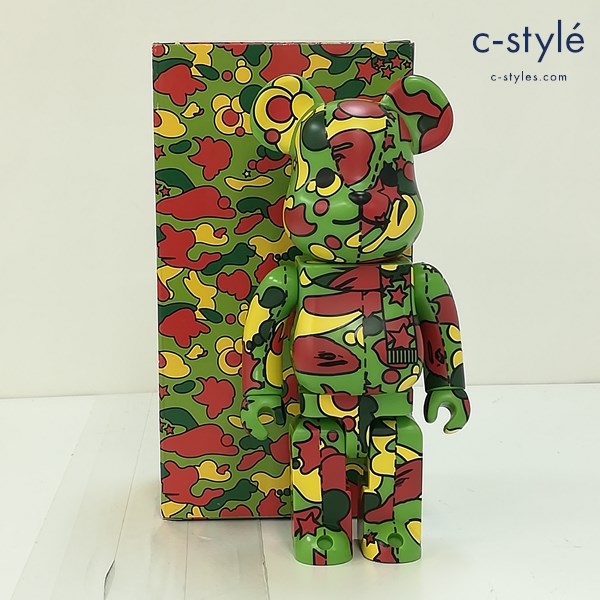 A BATHING APE × MEDICOM TOY BE@RBRICK ベアブリック BAPE PLAY 400％ PSYCHE STAR CAMO カモ
