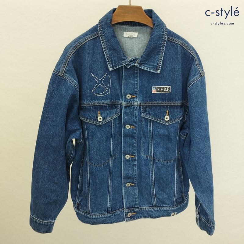 STRICT-G ストリクトジー Gジャン XL インディゴ デニムジャケット 機動戦士ガンダム 綿100% ジャケット