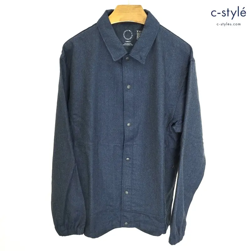 山と道 Merino Coach Jacket S ネイビー 100%メリノウール コーチジャケット ユニセックス