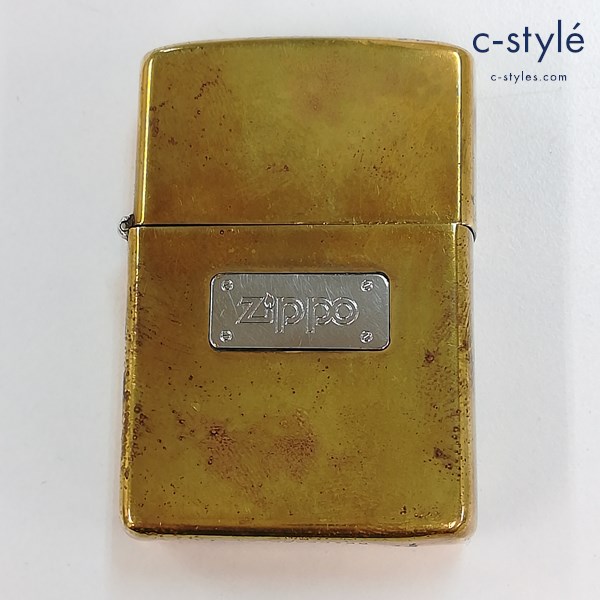 ZIPPO ジッポー 1932-1983 ロゴ プレート オイルライター ゴールド 喫煙具