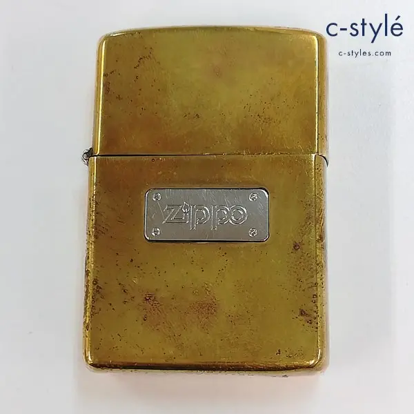 ZIPPO ジッポー 1932-1983 ロゴ プレート オイルライター ゴールド 喫煙具