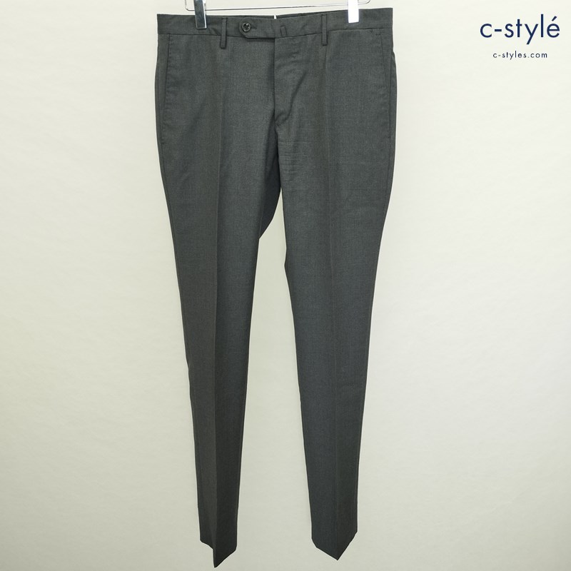 INCOTEX×BEAMS F スラックス 46 グレー 002X1 SUPER100’s スリムフィット PATTERN30