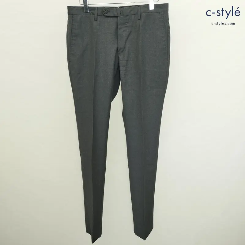 INCOTEX×BEAMS F スラックス 46 グレー 002X1 SUPER100’s スリムフィット PATTERN30