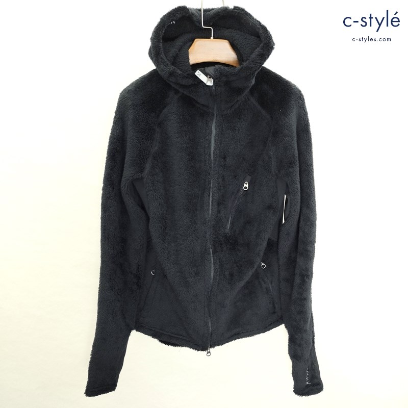 HOUDINI フーディニ High Loft Houdi ハイロフトフーディ S ブラック フリースジャケット パーカ ボア