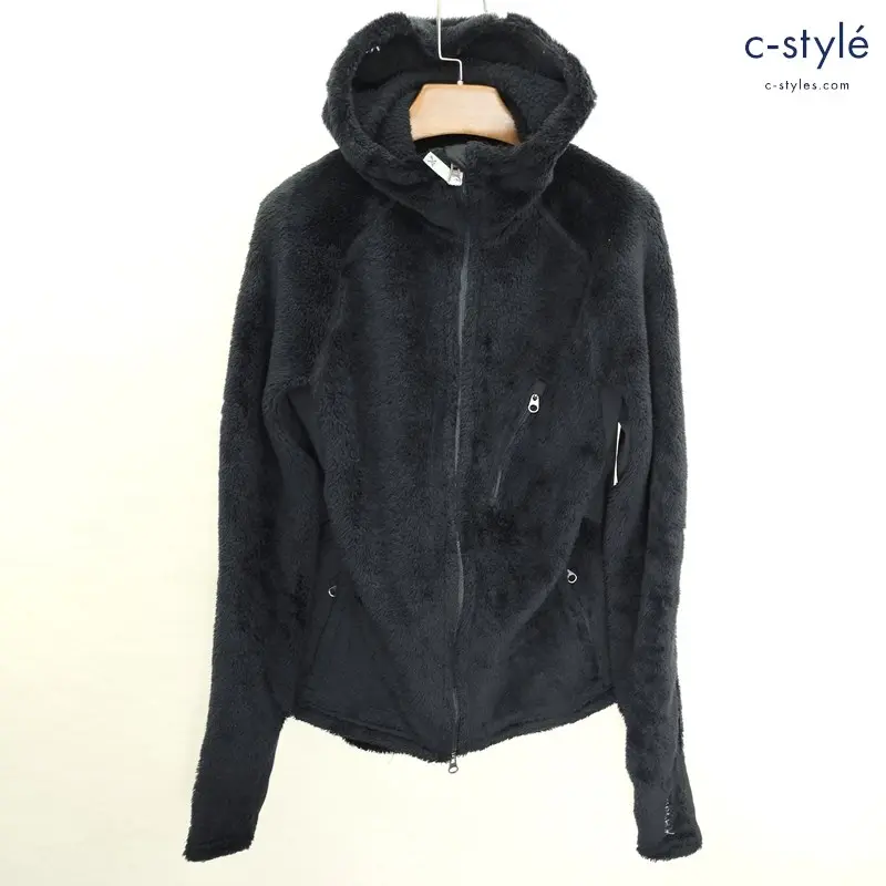 HOUDINI フーディニ High Loft Houdi ハイロフトフーディ S ブラック フリースジャケット パーカ ボア