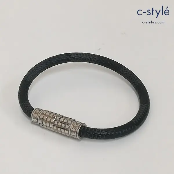 LOUIS VUITTON ルイヴィトン ブレスレット ブラック ブラスレ・ディジット ダミエ・グラフィット M6626E