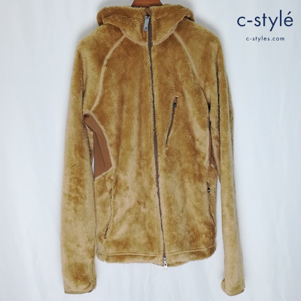 HOUDINI フーディニ HIGH LOFT HOUDI フリースジャケット S キャメル パーカ ボア F15 2 DK01