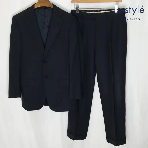 Ermenegild Zegna エルメネジルド ゼニア セットアップ スーツ 44C ネイビー 2512RG