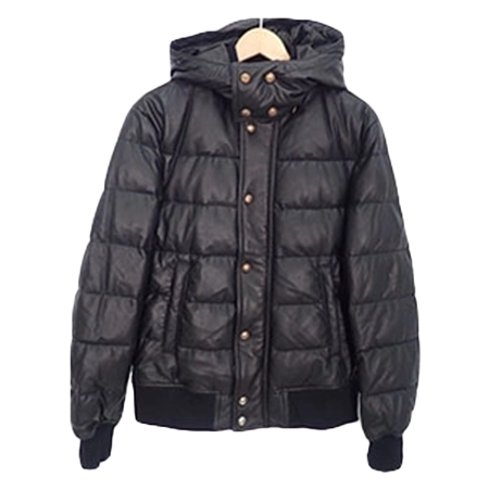 DIESEL BLACK GOLD(ディーゼルブラックゴールド) ダウンジャケット シープレザー