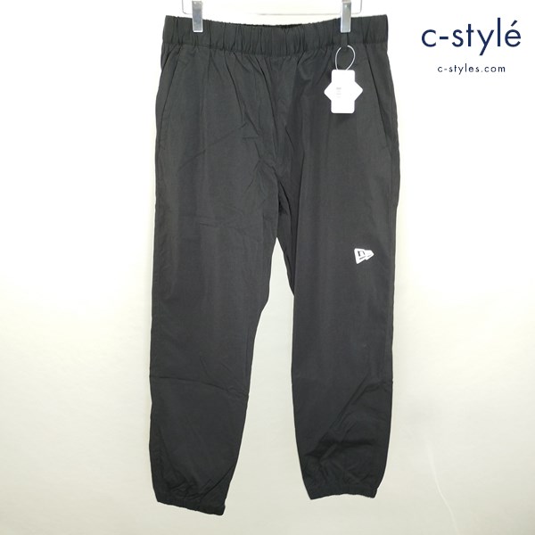 NEW ERA ニューエラ ストレッチトラックパンツ XL ブラック 12018842 メッシュ ウエストゴム