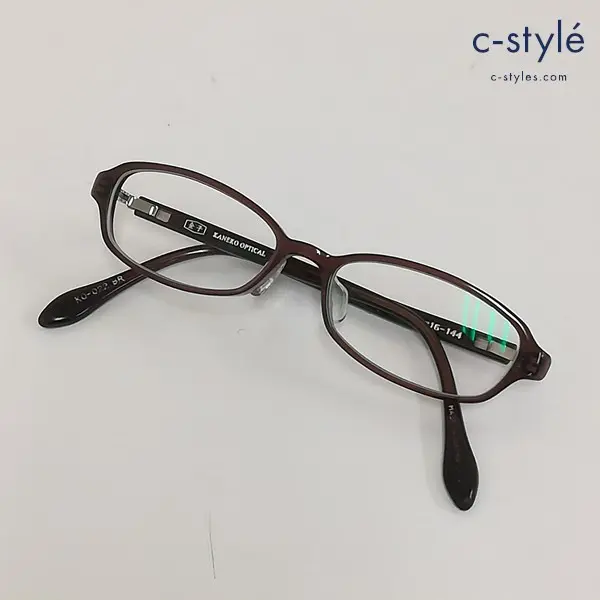 金子眼鏡 メガネ 51□16-144 ブラウン KO-022 カネコオプティカル 日本製 ハンドメイドフレーム