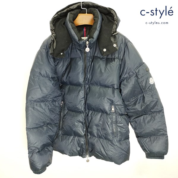 MONCLER モンクレール バジーレダウンジャケット 1 ブラック BAZILLE フーディー フード取り外し可