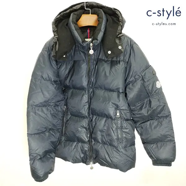 MONCLER モンクレール バジーレダウンジャケット 1 ブラック BAZILLE フーディー フード取り外し可