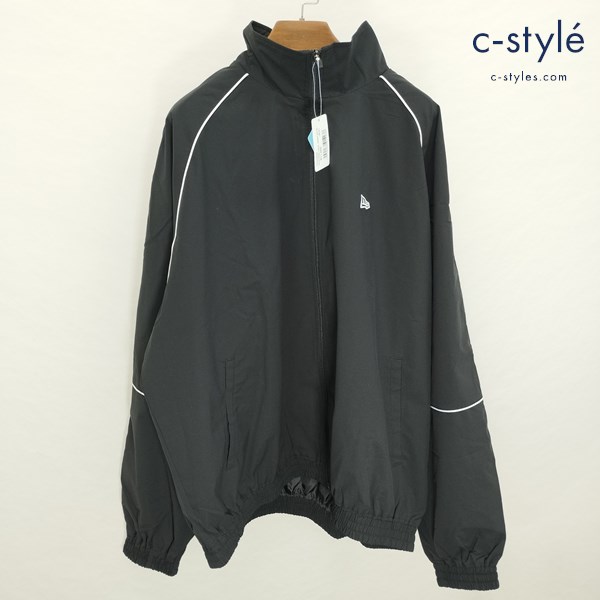 NEW ERA ニューエラ トラックジャケット XL ブラック 13330899 オーバーサイズ フルジップ