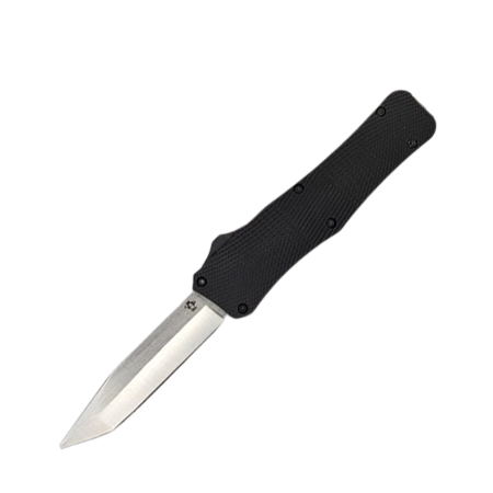 マンティス(MANTIS KNIVES) オートマチックナイフ MK 814 Black Handle Tanto Blade Out The Front Full Automatic