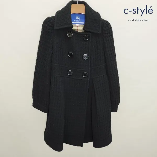 BURBERRY BLUE LABEL バーバリー ブルーレーベル コート 38 ブラック FNF08-767-09 レディース