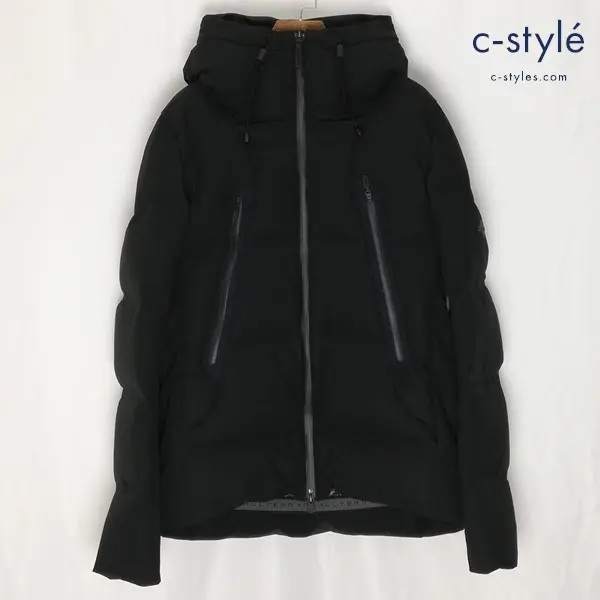DESCENTE ALLTERRAIN デサント オルテライン 水沢ダウンジャケット US.L ブラック DAMQGK30U フルジップ