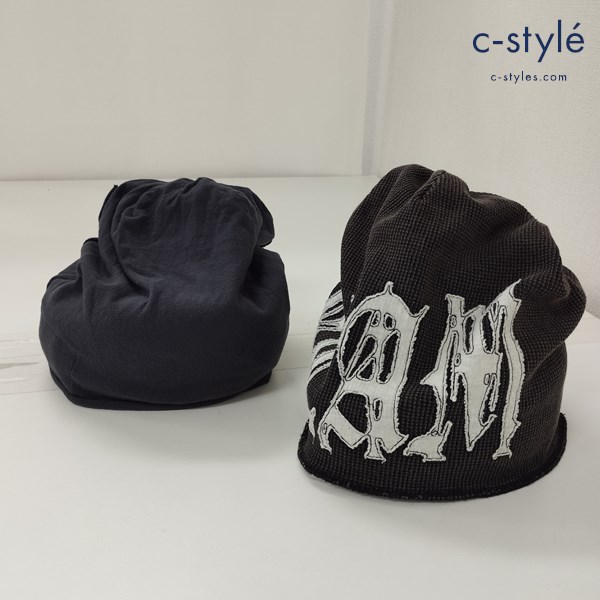 L.G.B. ルグランブルー 帽子 F A1665T グレー CP341FOD ブラック系 コットン