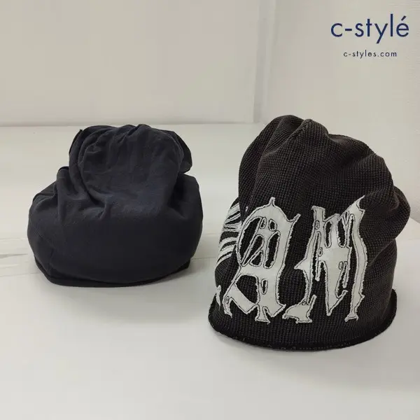 L.G.B. ルグランブルー 帽子 F A1665T グレー CP341FOD ブラック系 コットン