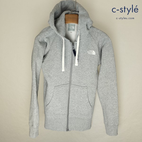 THE NORTH FACE ノースフェイス リアビューフルジップフーディーロゴ M グレー NTW11755 ロゴ レディース