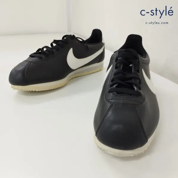 NIKE ナイキ CLASSIC CORTEZ LEATHER スニーカー 29cm ブラック 540998-010 レザー