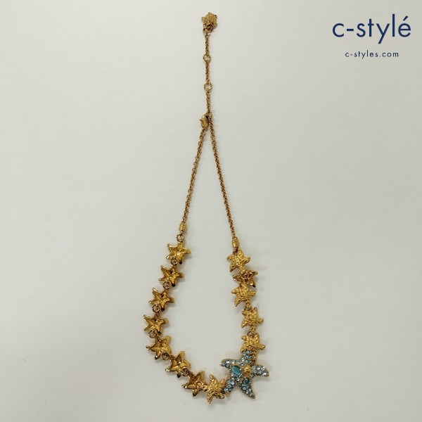 VERSACE ヴェルサーチ ネックレス ゴールド ヒトデ イタリア製