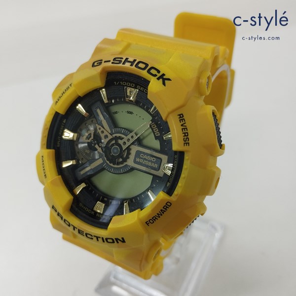CASIO カシオ G-SHOCK 腕時計 イエロー GA-110CM-9AJF クォーツ