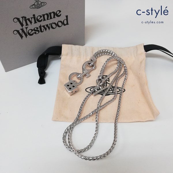Vivienne Westwood ヴィヴィアンウエストウッド ネックレス シルバー サイコロ ダイス オーブ