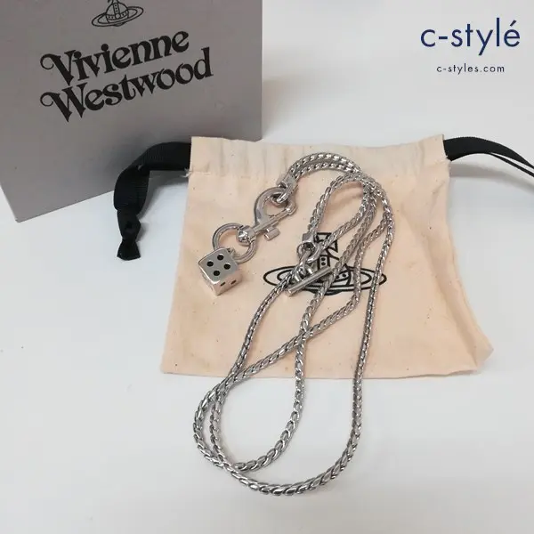 Vivienne Westwood ヴィヴィアンウエストウッド ネックレス シルバー サイコロ ダイス オーブ