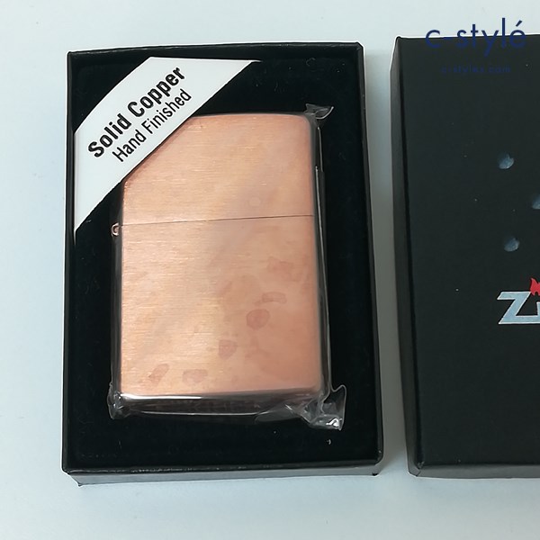 ZIPPO ジッポー COPPER カッパー 2005年製 無地 オイルライター ブロンズ 銅 喫煙具