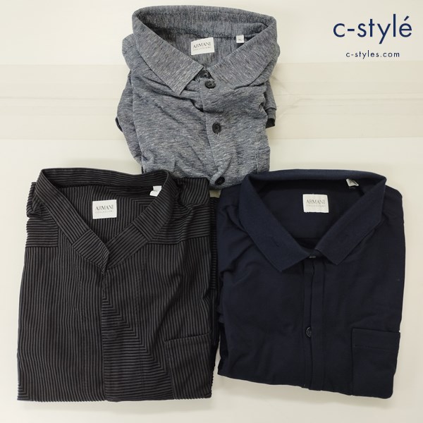 ARMANI COLLEZIONI アルマーニコレッツォーニ 長袖シャツ XXL XL 計3点