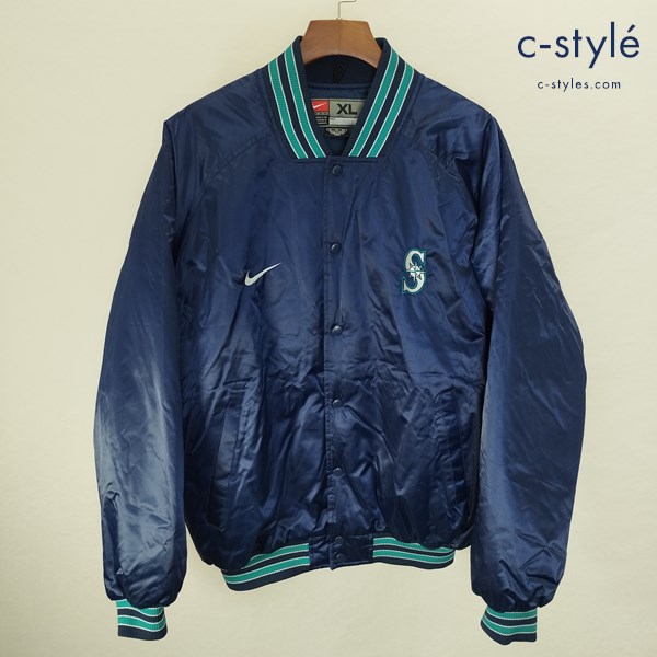 NIKE ナイキ スタジアムジャンパー XL ネイビー スタジャン シアトルマリナーズ NME920220KL4