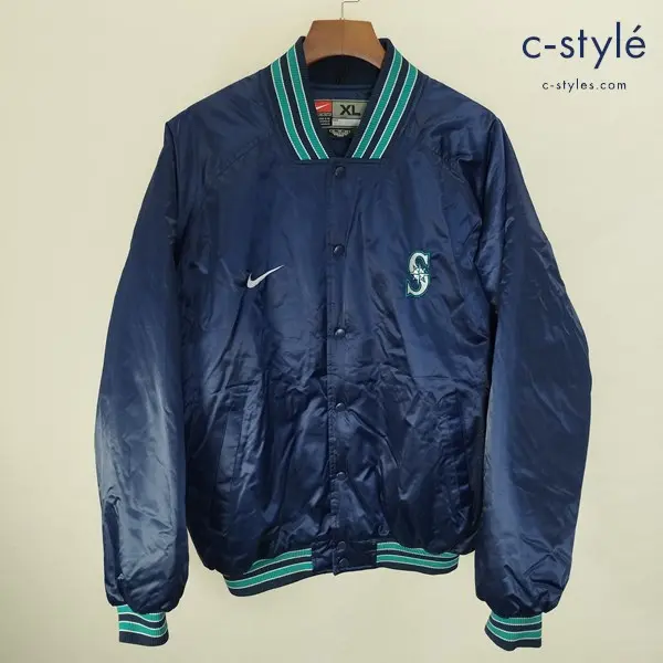 NIKE ナイキ スタジアムジャンパー XL ネイビー スタジャン シアトルマリナーズ NME920220KL4