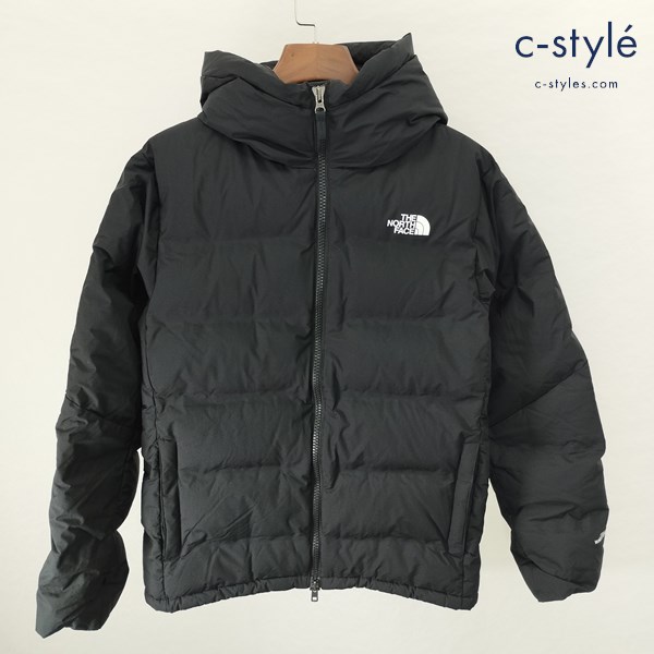 THE NORTH FACE ザノースフェイス ビレイヤパーカ ND91815 ダウンジャケット S ブラック PERTEX ナイロン
